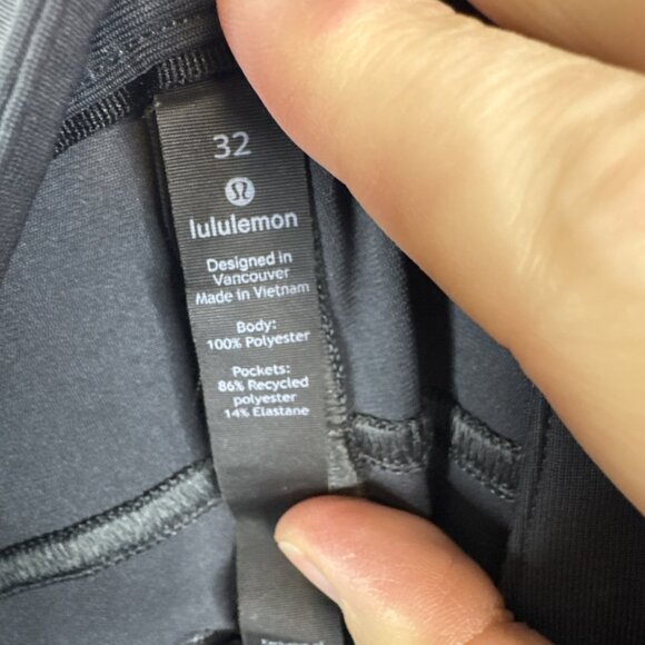 lululemon ABC-Style 5-Pocket Performance Pants Men’s 32x30 Black - Picture 7 of 8